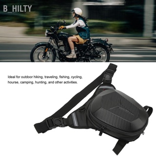  B_HILTY รถจักรยานยนต์วางขากระเป๋าพร้อมแถบสะท้อนแสงเอวแพ็คกันน้ำสำหรับการเดินป่ากลางแจ้งเดินทางตกปลา