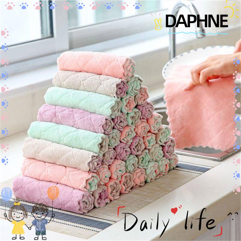 daphne-ผ้าขนหนูแบบนุ่มแห้งเร็วซับน้ําดีแบบแห้งเร็วสําหรับเช็ดทําความสะอาดจานห้องครัว