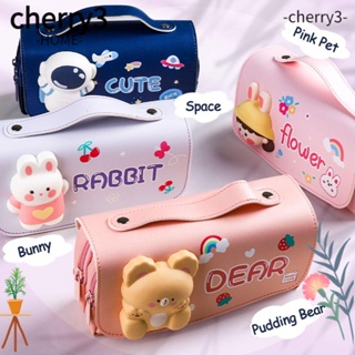 Cherry3 กล่องดินสอ EVA กันน้ํา ลายอวกาศ 3D