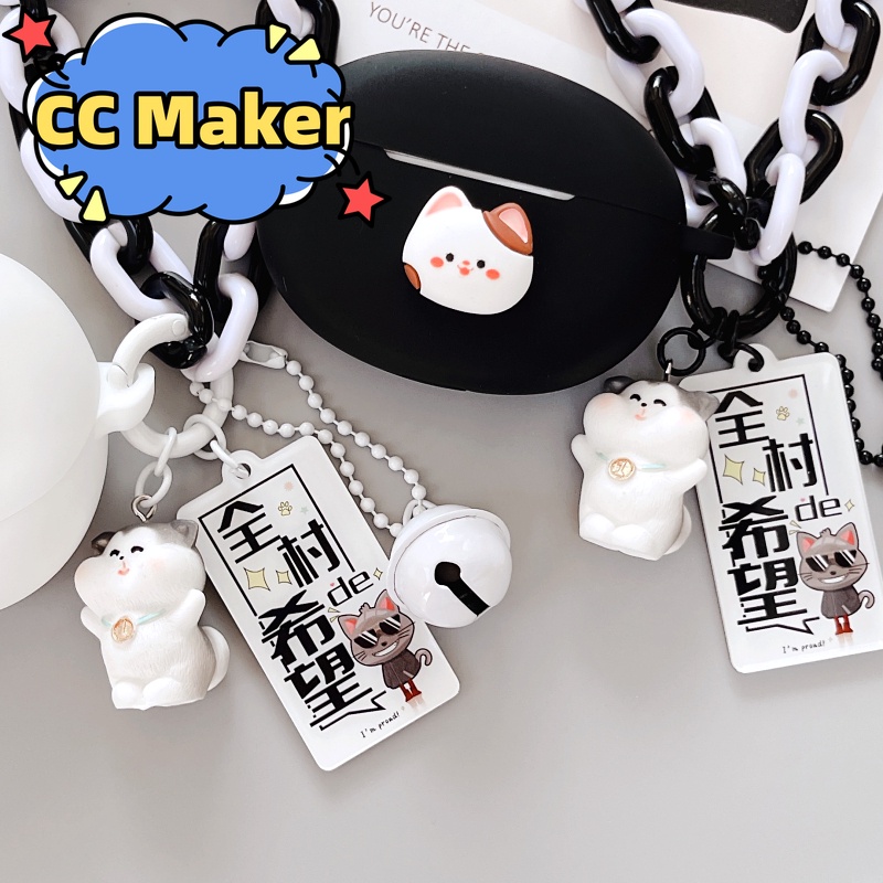 for-oppo-enco-air3-pro-protective-case-cute-cat-keychain-lanyard-oppo-enco-air3-pro-silicone-soft-case-cartoon-finger-ring-lanyard-oppo-enco-air2-pro-enco-air3-shockproof-case-protective-case-cute-bra
