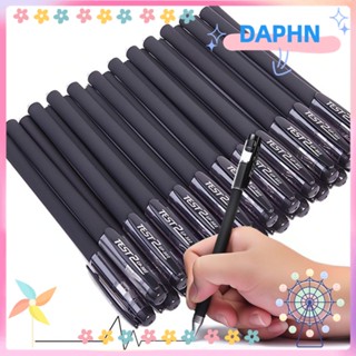 Daphs ปากกาหมึกเจล แบบแห้งเร็ว 0.5 มม. สีดํา แดง น้ําเงิน สําหรับนักเรียน 10 ชิ้น