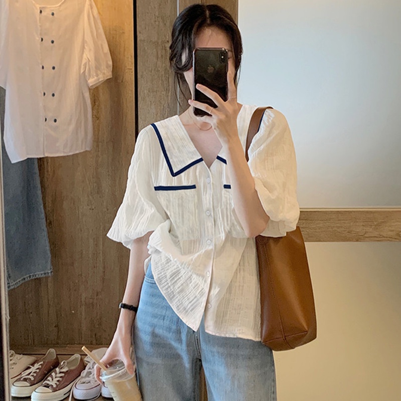 เสื้อเชิ้ต-คอวี-ผ้าชีฟอง-แบบผูกเชือก-พลัสไซซ์-สําหรับผู้หญิง