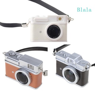 Blala โมเดลกล้อง ขนาดเล็ก สไตล์วินเทจ สําหรับผู้เริ่มต้น ตกแต่งบ้านตุ๊กตา 1 12 DIY