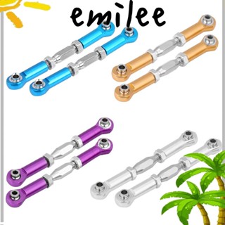 Emilee ก้านพวงมาลัยอัพเกรด 4 สี สําหรับรถบังคับ 94111 94188 HSP Servo Rods 2 ชิ้น