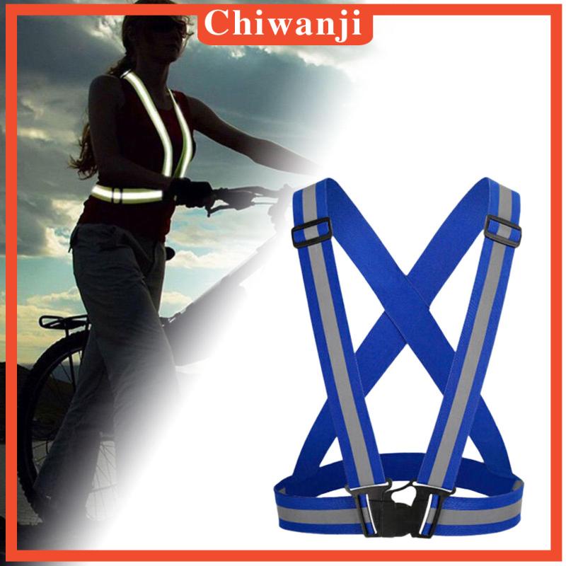 chiwanji-เสื้อกั๊กสะท้อนแสง-น้ําหนักเบา-เพื่อความปลอดภัย-สําหรับขี่รถจักรยานยนต์-วิ่งจ๊อกกิ้งกลางแจ้ง