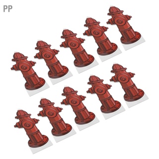 PP 10pcs Dog Pee Pad Trainer Paper Fire Hydrant Shaped Pet Diaper Guide for Puppy