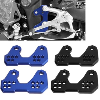 B_HILTY 2 pcs ผู้โดยสาร Footpad Back Shift Bracket CNC อลูมิเนียมอัลลอยด์สำหรับ YZF R3 MT25 MT03