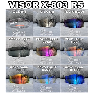Visor X-803 RS REVO ควันบุหรี่ สีเงินเข้ม X-LITE NOLAN X LITE X803