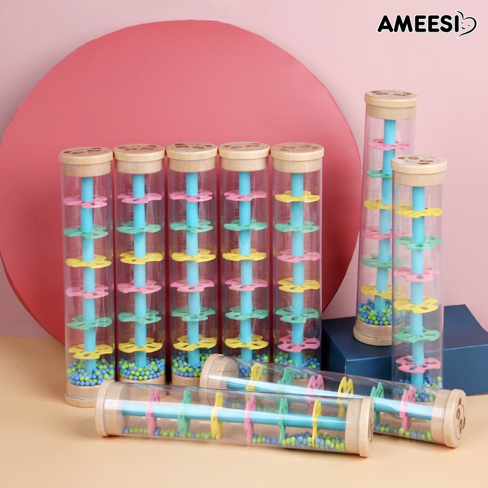 ameesi-นาฬิกาทรายสีรุ้ง-เครื่องเคาะฝน-ของเล่นเพื่อการศึกษาในช่วงต้น-สําหรับเด็ก