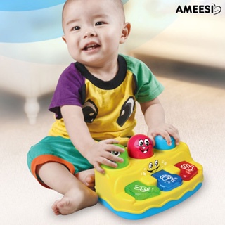 ของเล่นเครื่องเล่นเกมไฟฟ้า Ameesi Whack A Hamster เหมาะกับของขวัญ สําหรับเด็ก