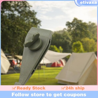 [Etivaxa] คลิปหนีบผ้าใบ กันน้ํา น้ําหนักเบา ทนทาน ใช้ซ้ําได้ สําหรับตั้งแคมป์ กลางแจ้ง ชายหาด เรือแคนู 10 ชิ้น