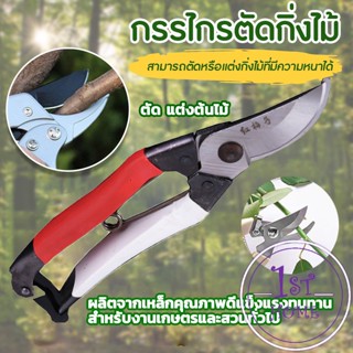 กรรไกรตัดดอก กรรไกรตัดกิ่งไม้ อุปกรณ์ทำสวน Pruning shears