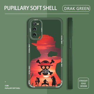 สําหรับ Samsung Galaxy S20 Plus S20 Ultra S20 FE 5G เคสโทรศัพท์ซิลิโคน TPU แบบนิ่ม ลายการ์ตูนลูฟี่ กันกระแทก