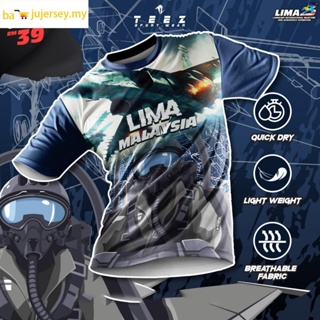 เสื้อยืดแขนสั้น พิมพ์ลาย BAJU JERSI LIMA LANGKAWI SUBLIMATION สําหรับผู้ชาย ผู้หญิง