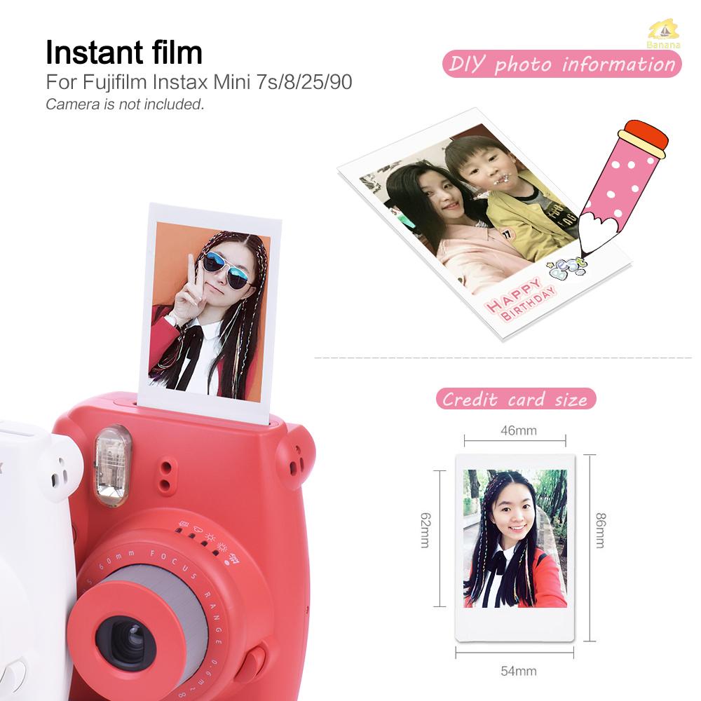 banana-pie-fujifilm-instax-mini-แผ่นฟิล์มกระดาษ-สีขาว-สําหรับ-fujifilm-instax-mini-7s-8-25-70-90-9-11-20-แผ่น