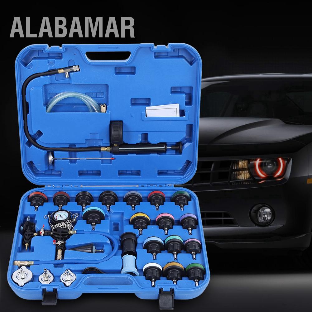 alabamar-28pcs-universal-car-water-leak-tester-ชุดเครื่องมือตรวจจับระบบทำความเย็น