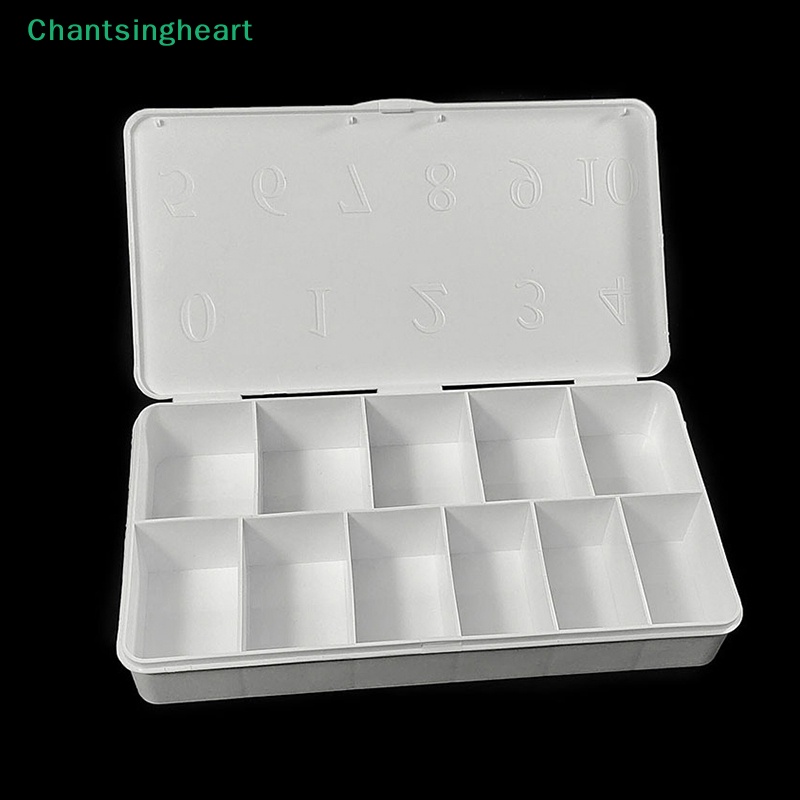 lt-chantsingheart-gt-กล่องเก็บพลอยเทียม-11-ช่อง-สีขาว-สําหรับตกแต่งเล็บปลอม-ลดราคา