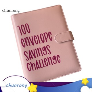 Chunrong สมุดโน้ต แพลนนิ่ง แบบพกพา 100 ซอง สําหรับบ้าน วันหยุด