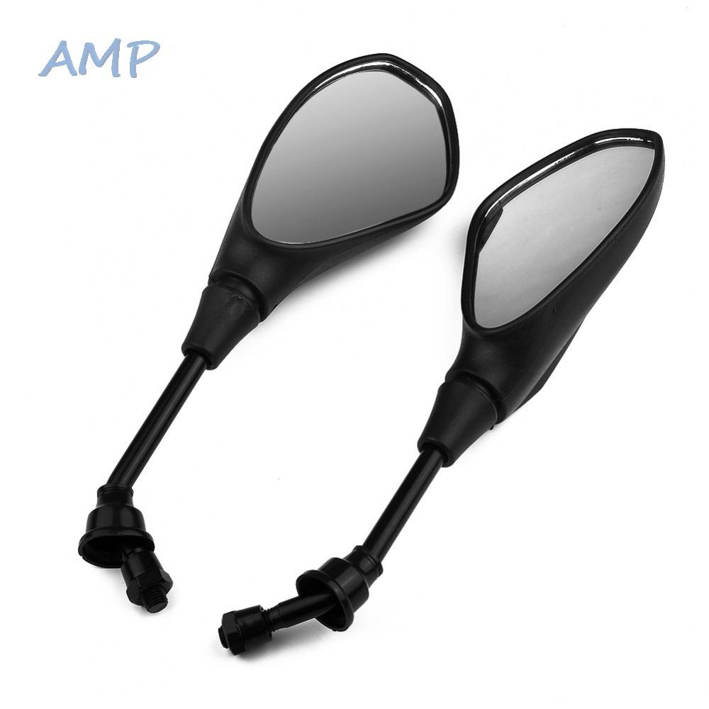 new-8-motorcycle-rearview-mirror-2pcs-end-set-black-parts-replacement-portable