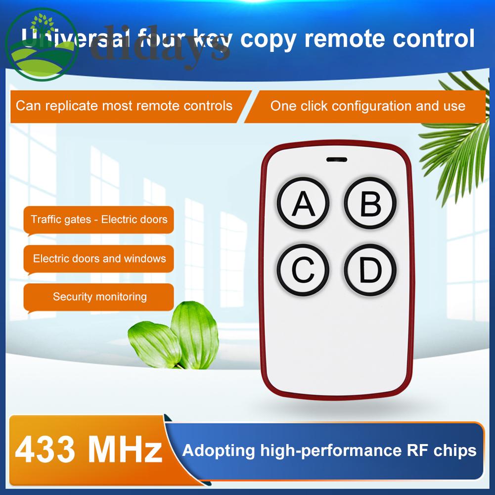 รีโมตคอนโทรลคัดลอก-4-ปุ่ม-315-mhz-433mhz-สําหรับประตูไฟฟ้า-didays-th