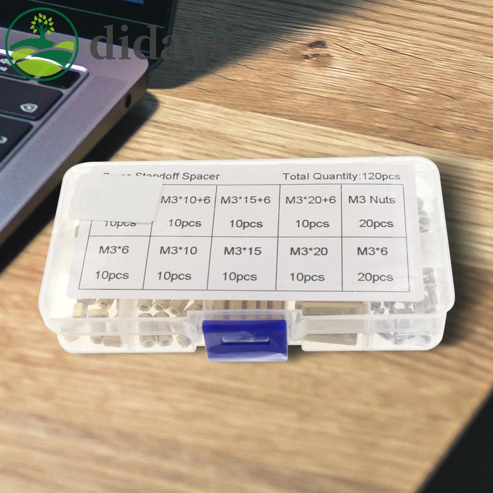 ชุดเสาหกเหลี่ยม-m3-สําหรับบอร์ด-pcb-120-ชิ้น-didays-th