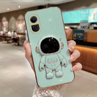 เคสโทรศัพท์มือถือ แบบนิ่ม ลายนักบินอวกาศ มีป็อบอัพ สําหรับ Oppo Reno10 Reno 10 Pro 10 Pro+ Reno 10 Pro Plus