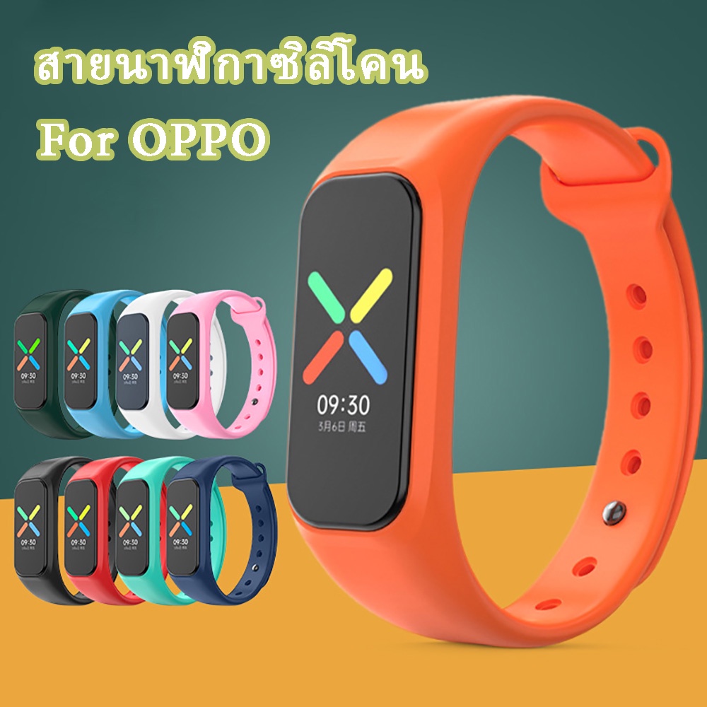 cod-ส่งจากไทย-สายรัดซิลิโคนสำหรับวง-oppo-band-สายนาฬิกาทดแทนสร้อยข้อมือสายนาฬิกา