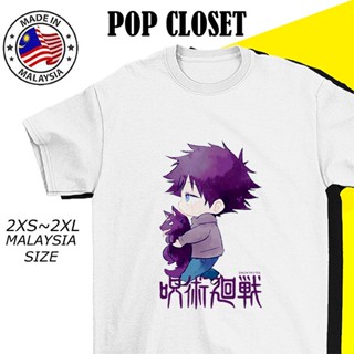 TSHIRT WOMEN MEN BAJU WANITA LELAKI JUJUTSU KAISEN MANGA JAPANESE T SHIRT MURAH PEREMPUAN COTTON T-SHIRT OVERSIZE C_03