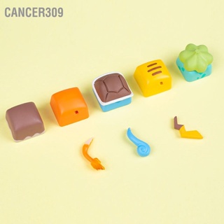 Cancer309 ปุ่มกดสำหรับเล่นเกม Universal Cute Cartoon Shape Resin Keycap สำหรับคีย์บอร์ดเชิงกล