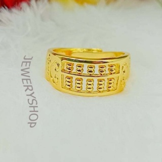 DIDGO2 W102 W42 -แหวนแฟชั่น*** แหวนฟรีไซส์** แหวนทอง แหวนเพชร แหวนใบมะกอก แหวนทองชุบ แหวนทองสวย
