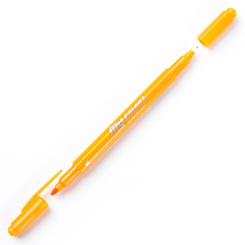 dong-a-ปากกาสีน้ำ-2-หัว-mycolor2-mc2-04-สีเหลือง-ส้ม