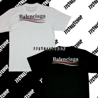 GOOD YFเสื้อยืด Balen ciaga T-shirt 100% Cotton