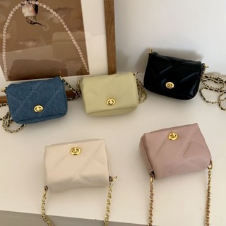 Diamond chain crossbody bag small square bag