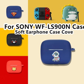 【พร้อมส่ง】เคสหูฟัง แบบนิ่ม ลายการ์ตูนฉลาม สําหรับ Sony WF-LS900N Sony LinkBuds S