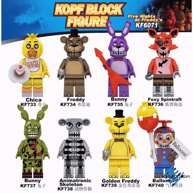 aird-lt-available-gt-บล็อกตัวต่อเลโก้-fnaf-foxy-chica-bonnie-five-nights-at-freddy-ของเล่นสําหรับเด็ก