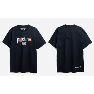 พร้อมส่ง ผ้าฝ้ายบริสุทธิ์ QWT46-1 FREE WIFI BLACK ดำ T-shirt