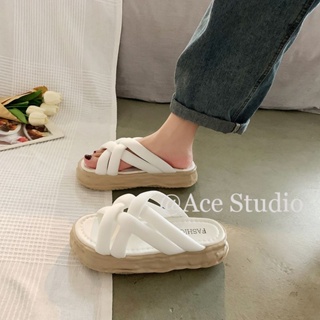 Ace รองเท้าแตะ รองเท้าผู้หญิง2023ใหม่ HD052504
