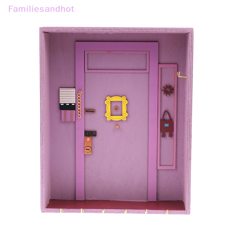 familiesandhot-gt-พวงกุญแจเพื่อน-กรอบประตู-สีม่วง-ที่แขวนประตู-เพื่อน-ตกแต่งบ้าน-ตกแต่งผนังได้ดี