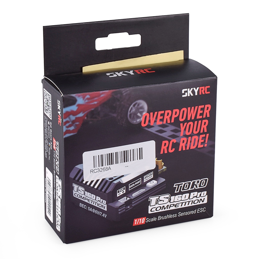 Skyrc TORO TS160 160A เซนเซอร์ไร้แปรงถ่าน ESC พร้อม 6V 7.4V BEC