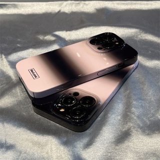 🔥ใหม่ เคสโทรศัพท์มือถือ ไล่โทนสีชมพู แวววาว สําหรับ Iphone 14XsMax Pro 1312 11 AJWW