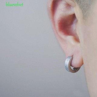 Bluevelvet ต่างหูแฟชั่น สไตล์พังก์ เรียบง่าย สําหรับผู้ชาย 1 ชิ้น