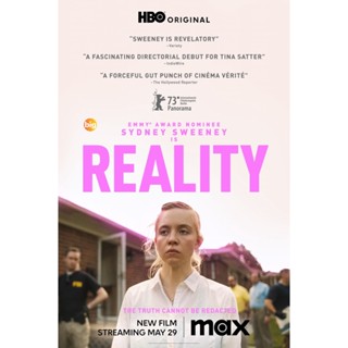 แผ่น DVD หนังใหม่ Reality (2023) (เสียง อังกฤษ | ซับ ไทย/อังกฤษ) หนัง ดีวีดี