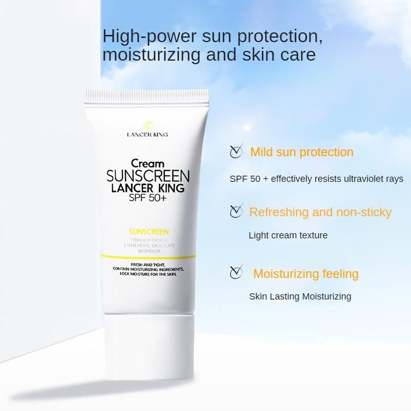 lancerking-isolation-ครีมกันแดด-spf50-ให้ความชุ่มชื้น-กันน้ํา-และป้องกันรังสียูวี