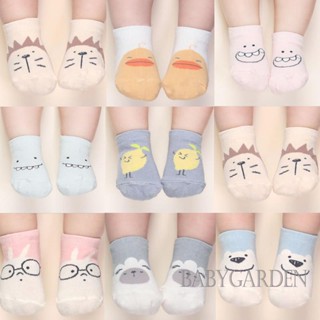 Babygarden-0-3 ปี ถุงเท้าเด็ก Unisex ลายการ์ตูนสัตว์น่ารัก ถุงเท้ากันลื่น นุ่ม น้ําหนักเบา ถุงเท้าจับ สําหรับเด็กผู้หญิง เด็กผู้ชาย