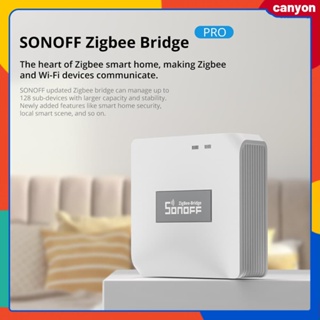 Sonoff Zigbee 3.0 Bridge Pro การควบคุมระยะไกล Zigbee และอุปกรณ์ Wifi การสื่อสาร จัดการได้ถึง 128 อุปกรณ์ย่อย หุบเขาเชื่อมโยงฉากอัจฉริยะ