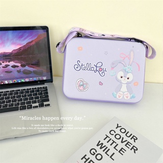 กระเป๋าใส่แล็ปท็อป แท็บเล็ต โน๊ตบุ๊ค Stellalou Linabell Ipad 11-13 นิ้ว กันน้ํา หนัง PU พร้อมสายคล้องคอ