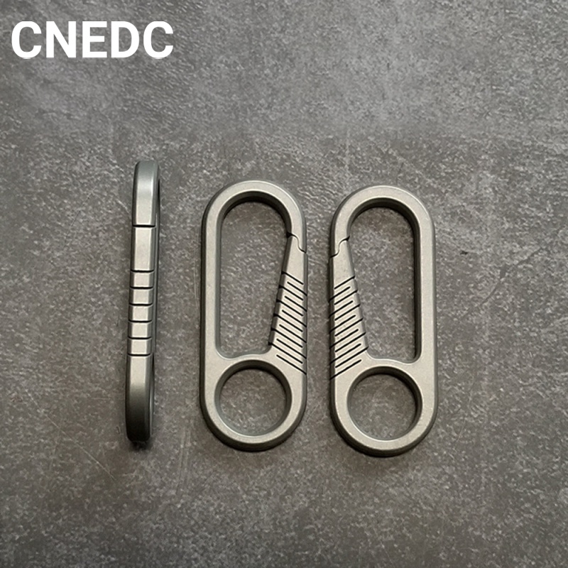 cnedc-พวงกุญแจหัวเข็มขัดไทเทเนียม-อเนกประสงค์-สําหรับตั้งแคมป์กลางแจ้ง