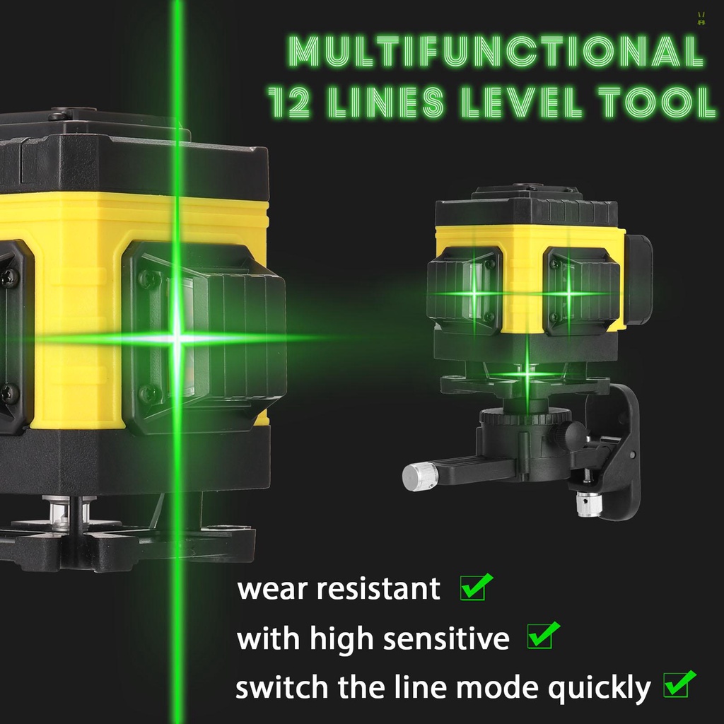 flt-เครื่องมือเลเซอร์วัดระดับ-แนวตั้ง-แนวนอน-12-เส้น-อเนกประสงค์-พร้อม-3-ชิ้น-ฟังก์ชั่นระดับตัวเอง