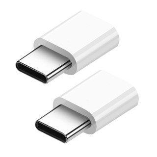 Rich2.br อะแดปเตอร์ชาร์จ Micro-USB เป็น Type-C ตัวผู้ สําหรับ Android 2 ชิ้น