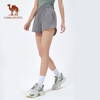 CAMEL SPORTS กางเกงเลกกิ้งขาสั้น ยืดหยุ่น เหมาะกับการเล่นโยคะ ฟิตเนส วิ่ง ออกกําลังกาย กลางแจ้ง สําหรับผู้หญิง